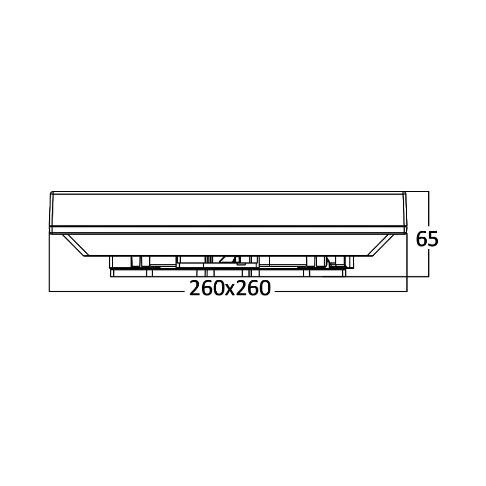 JADE SQUARE LED LIGHTING FIXTURE 20W