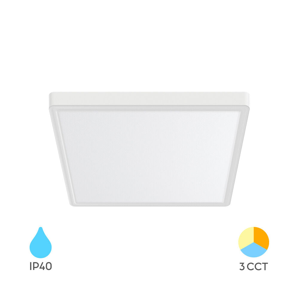 BRAYTRON JADE SLR WHT SQR 26W 3IN1 IP20 CEILING LIGHT