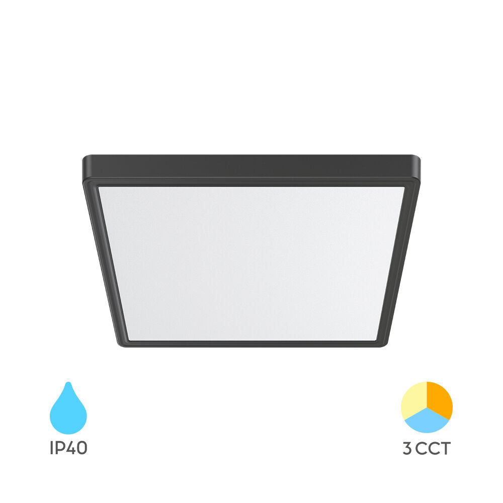 BRAYTRON JADE SLR BLC SQR 26W 3IN1 IP20 CEILING LIGHT