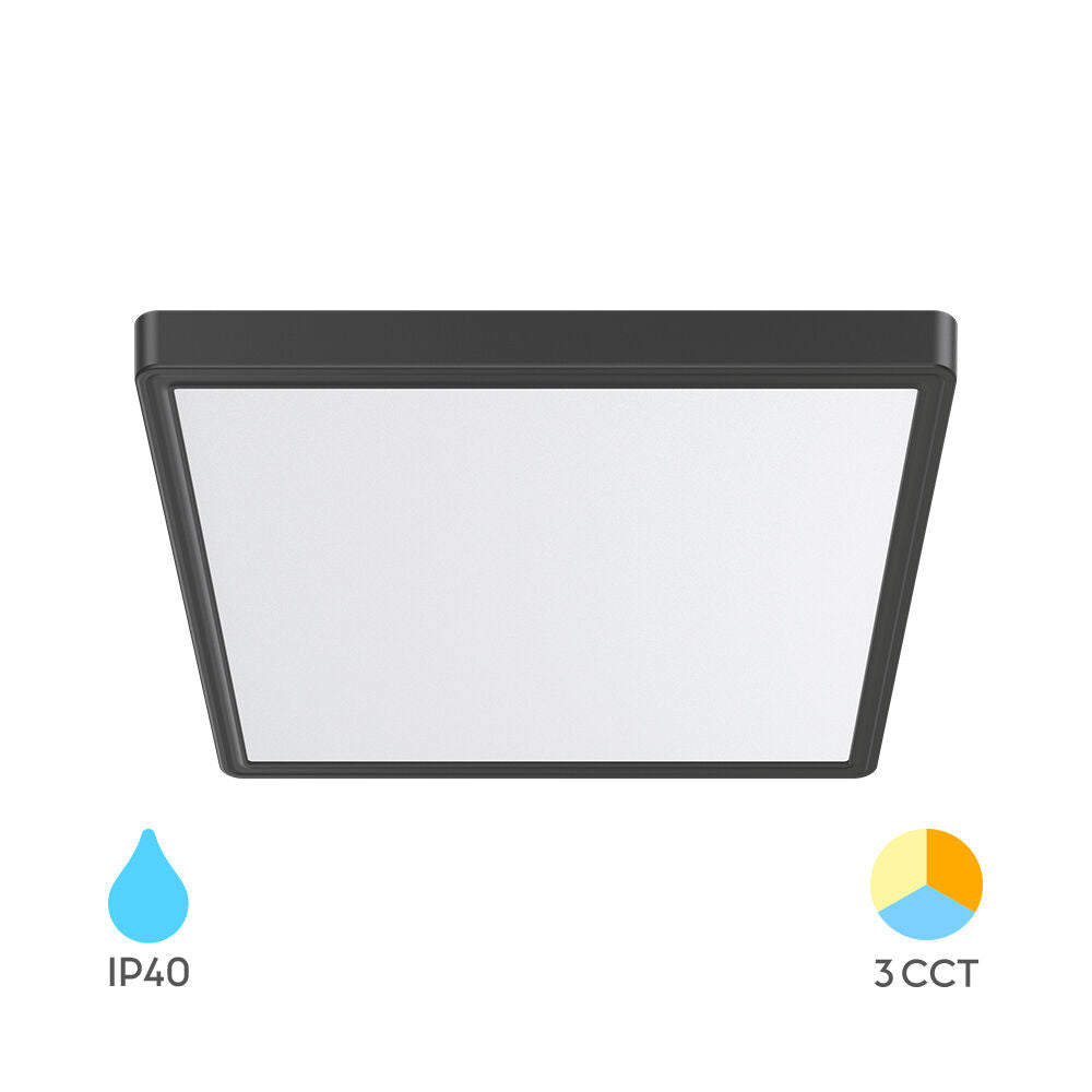 BRAYTRON JADE SLR BLC SQR 36W 3IN1 IP20 CEILING LIGHT