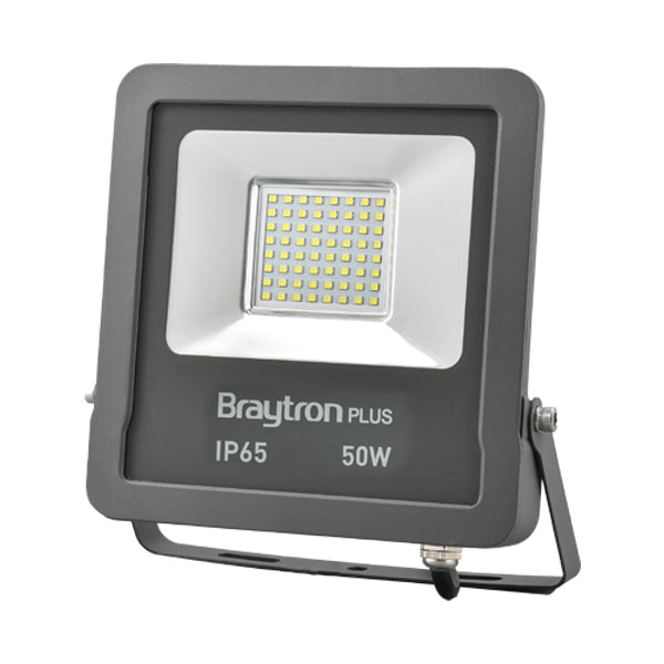Braytron-FLOOD-SL-50W-GRY-3000K-IP65-LED FLOODLIGHT
