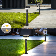 Load image into Gallery viewer, Glow Lighting Alluria Solar Bollard Motion Sensor LED 3000K IP44