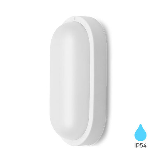 BRAYTRON BULKHEAD B ELP 8W WHT IP54 3000K LED BULKHEAD