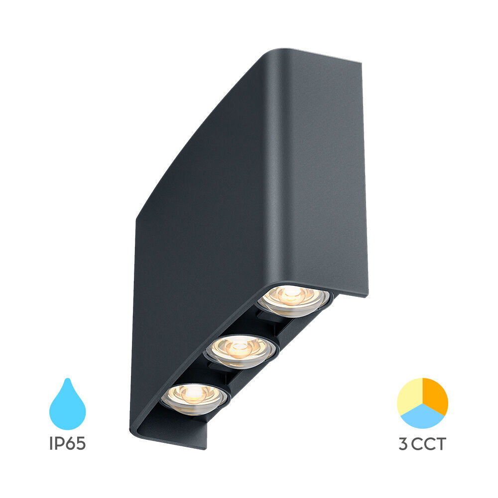 BRAYTRON VECTOR 6X1W 3IN1 WALL LIGHT