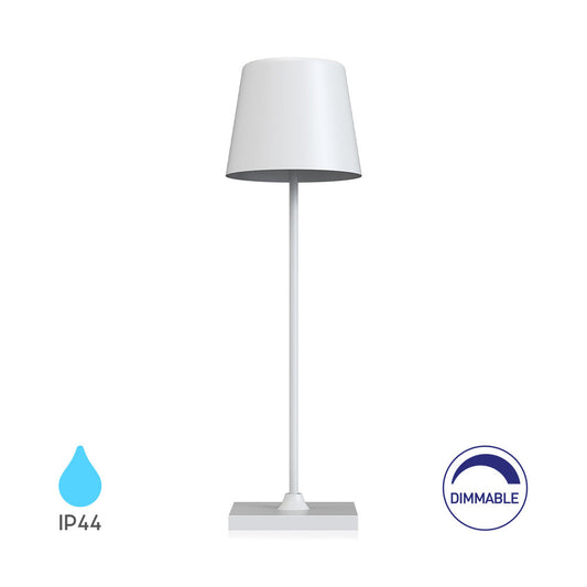 BRAYTRON TOWER 1X3W WHT 3000K IP44 DIMMABLE RCH TABLE LAMP