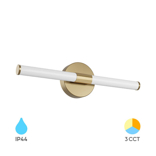 BRAYTRON LILY D 450 7W 3IN1 GLD IP44 MIRROR LAMP