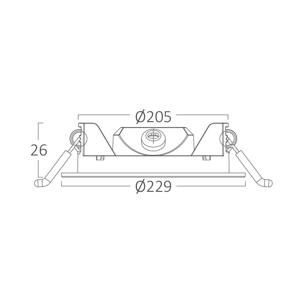 BRAYTRON LED RECCESSED DOWNLIGHT 18W