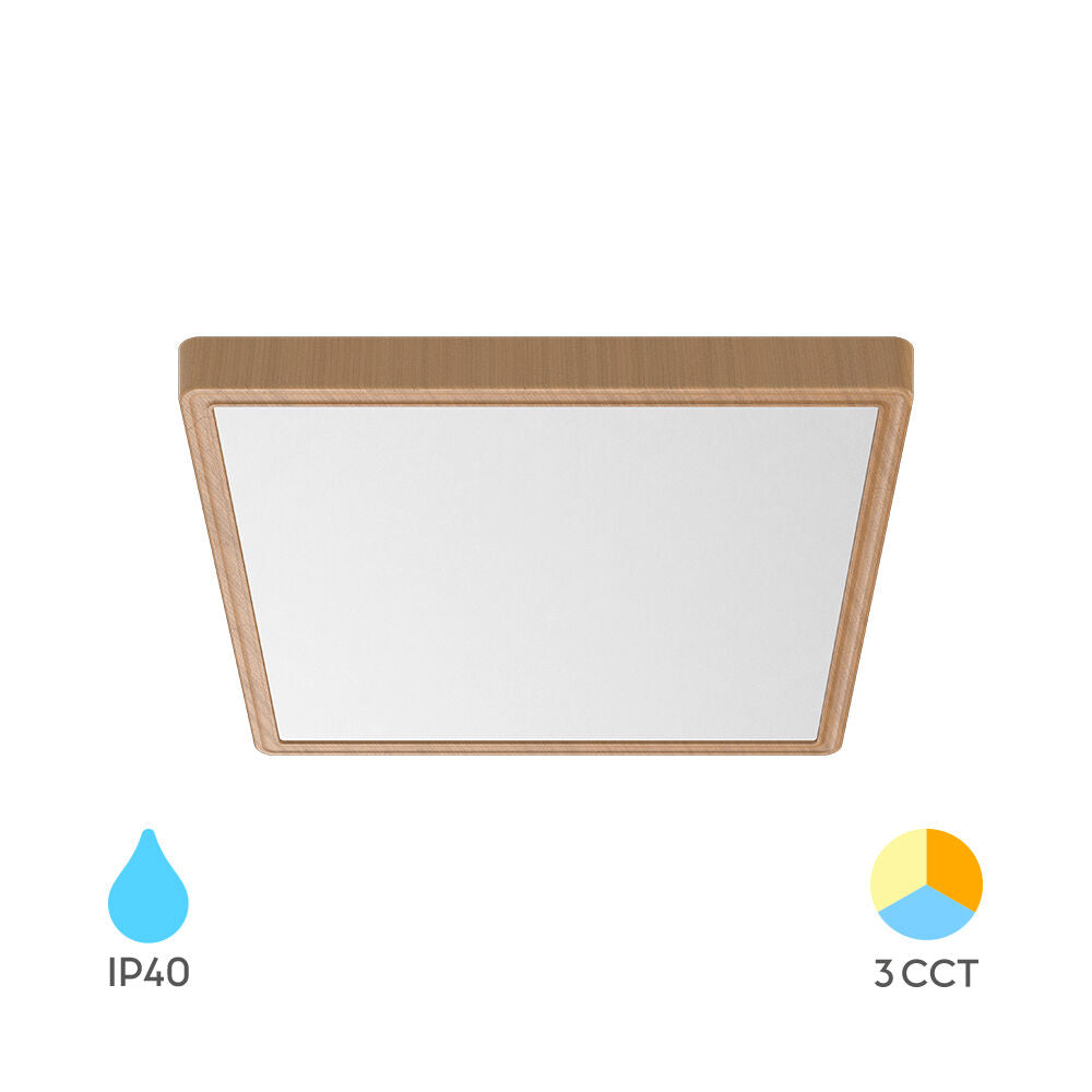 BRAYTRON JADE SLR WDN SQR 26W 3IN1 IP20 CEILING LIGHT