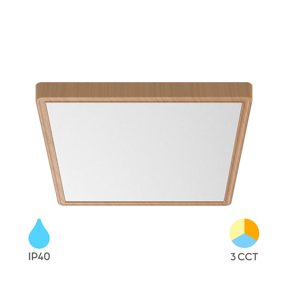BRAYTRON JADE SLR WDN SQR 36W 3IN1 IP20 CEILING LIGHT