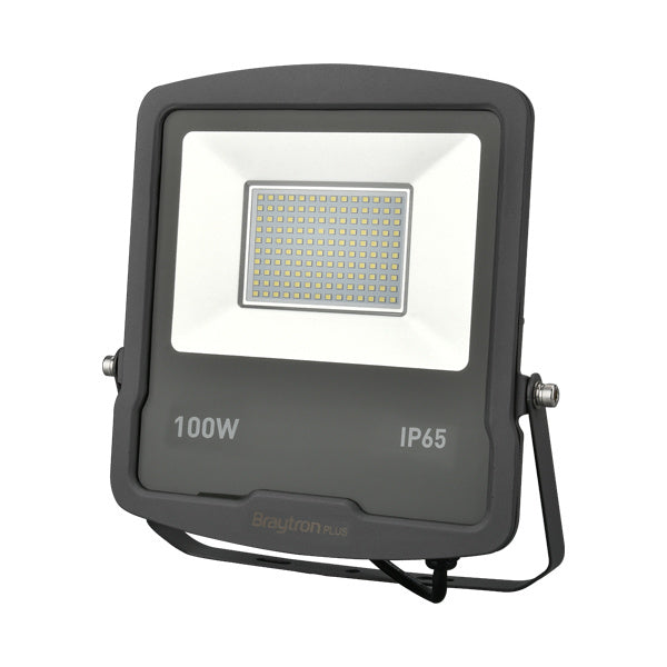 Braytron-FLOOD-SL-100W-GRY-6500K-IP65-LED FLOODLIGHT