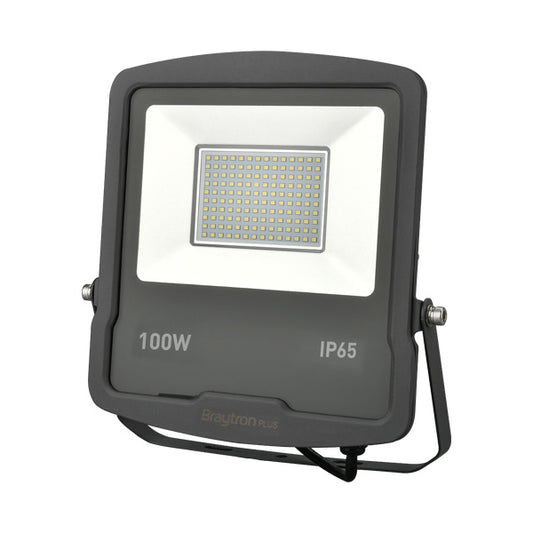 Braytron-FLOOD-SL-100W-GRY-6500K-IP65-LED FLOODLIGHT