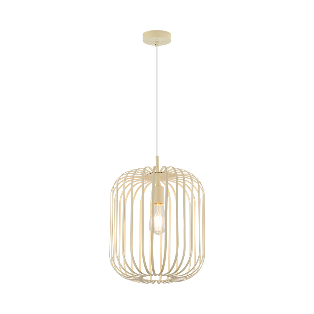 Braytron-W007R-1H-1xE27-BEJ-PENDANT LIGHT