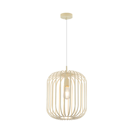 Braytron-W007R-1H-1xE27-BEJ-PENDANT LIGHT