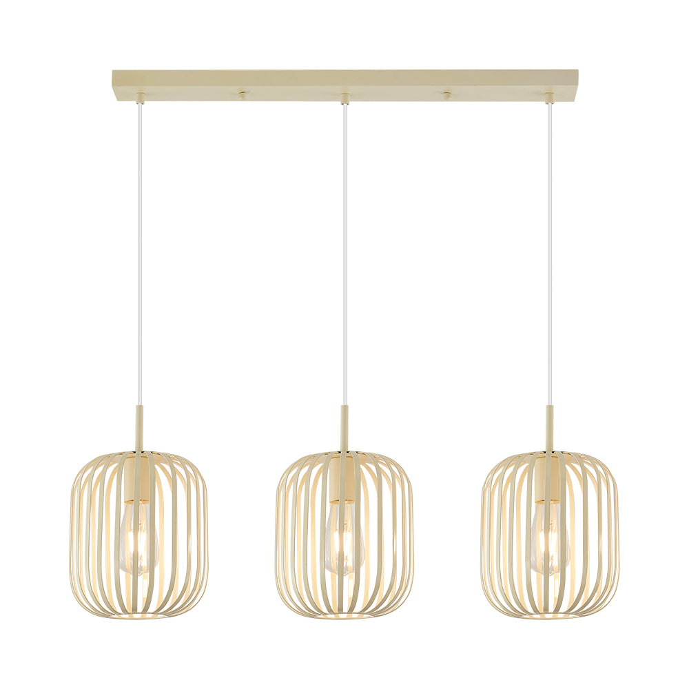 Braytron-W007S-3H-3xE27-BEJ-PENDANT LIGHT