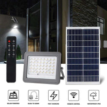 Load image into Gallery viewer, Glow Lighting Solar Flood Light 2000lm IP65
