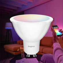 Load image into Gallery viewer, BRAYTRON PREMIUM SMART DIMMABLE LED BULB GU10 110D 5W RGBW
