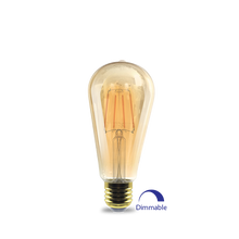 Load image into Gallery viewer, BRAYTRON ADVANCE E27 FILAMENT LED BULB ST64-DIMMABLE 6W 2200K
