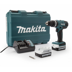 Makita G-Series Lithium-ion Cordless Percussion Driver Drill With Batteries and Charger 14.4V